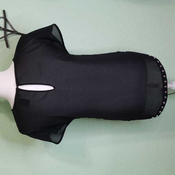 🐞H&M black studded blouse - Picture 2 of 11